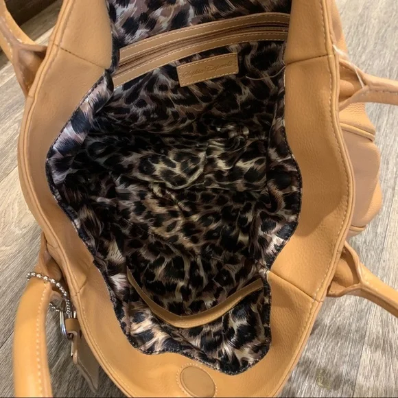 Sophia Caperelli Leather Shoulder Bag Purse - Picture 6 of 15